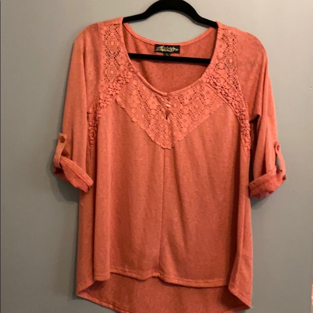Pink blouse